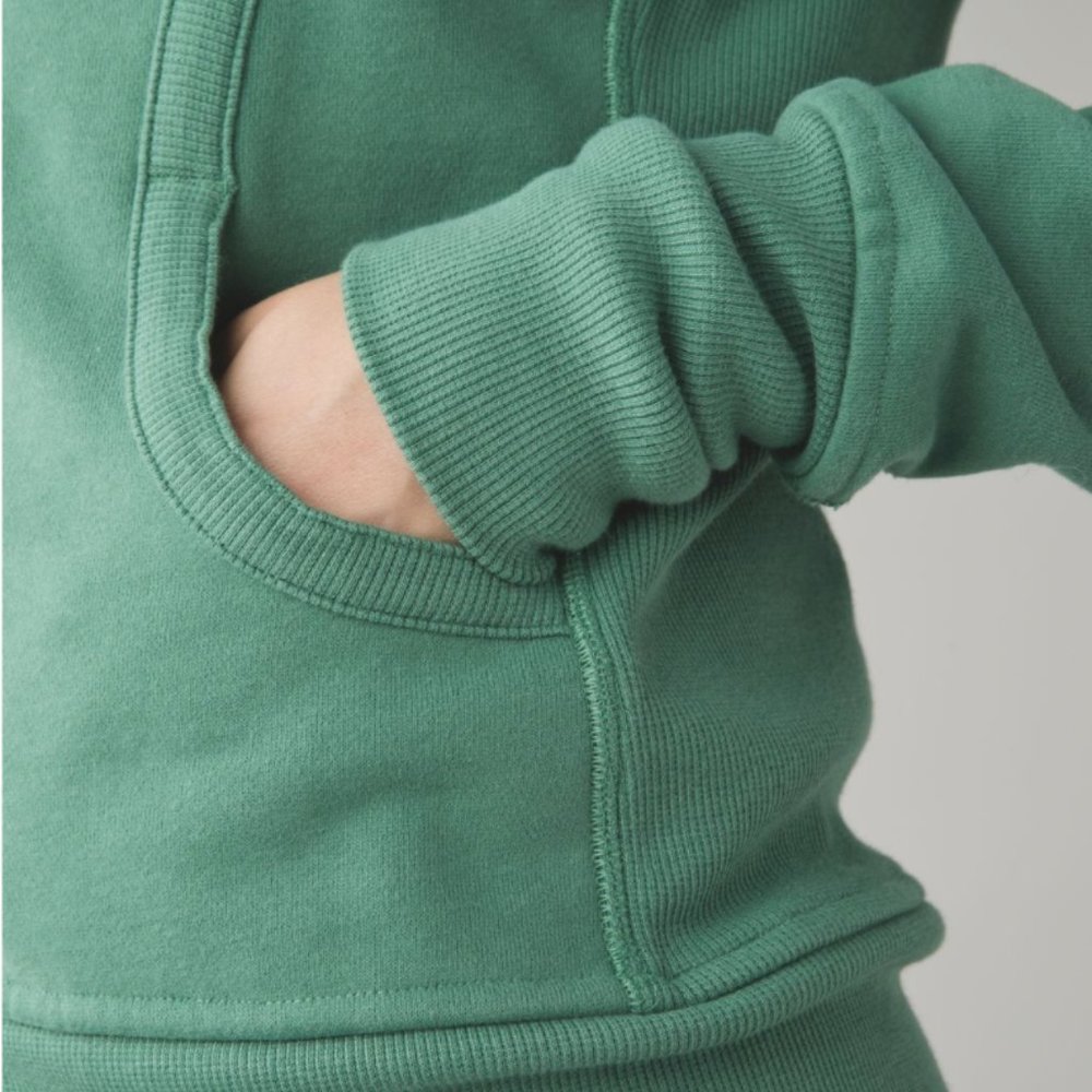 LULULEMON Scuba Hoodie II in Vintage Green Sz 8 - NWOT!! - Picture 5 of 12